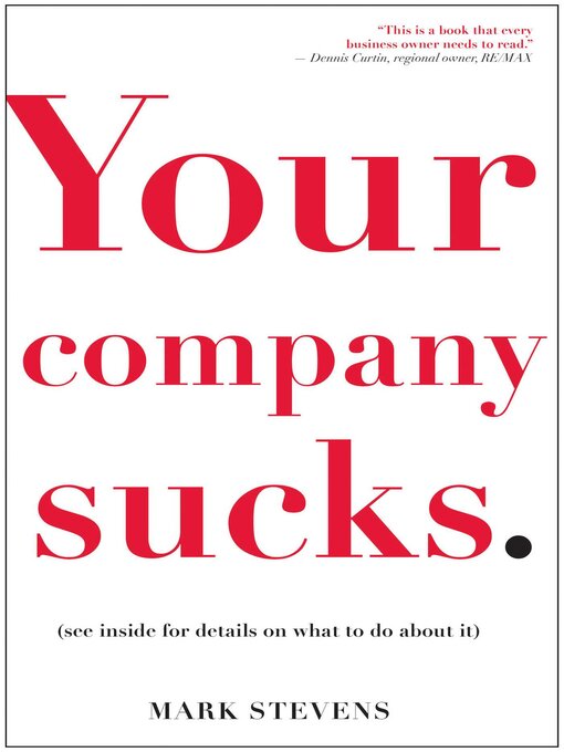 Title details for Your Company Sucks by Mark Stevens - Available